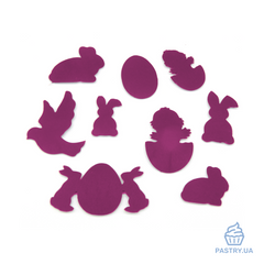Stencils "Easter Set 2" for chocolate decor (LeVanille)