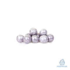 Драже для декора Серебряные Lux Pearls из молочного шоколада (Smet), 250г