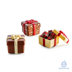 Форма Шоколадный Подарок 20PR01 для шоколадна пластиковая (Martellato), 1 пара