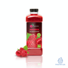 Raspberry pasteurized puree, 1kg (YaGurman)