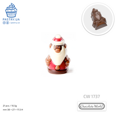 Santa Claus CW1737 polycarbonate mould (Chocolate World)