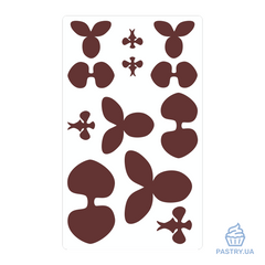 Stencils "Orchid 1" for chocolate decor (LeVanille)