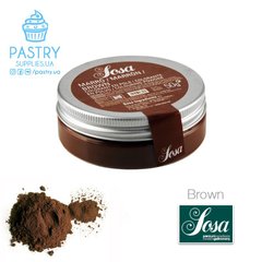 Brown liposoluble colouring powder for chocolate (Sosa), 5g