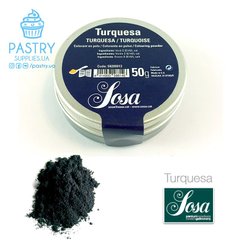 Turquoise hydrosoluble colouring powder (Sosa), 60g