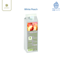 White Peach pasteurized puree, 1kg (Ravifruit)