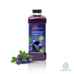 Bilberry pasteurized puree, 1kg (YaGurman)