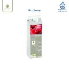 Raspberry pasteurized puree, 1kg (Ravifruit)