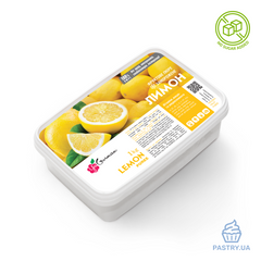Lemon 100% no sugar added frozen puree (YaGurman), 1kg