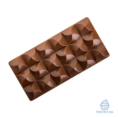 🍫 Форма Мулен PC5009 для шоколадных плиток поликарбонатная от Винсента Валли (Pavoni)