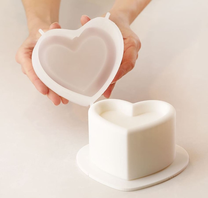Silicone mold HEART BENTO CAKE (Dinara Kasko)