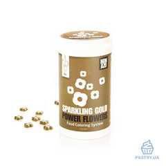 Sparkling Gold NON AZO Power Flowers™ liposoluble colouring (IBC), 5g