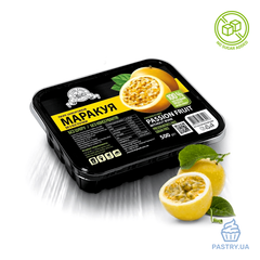 Passion Fruit pitted no sugar added frozen puree, 500g (FruityLand)
