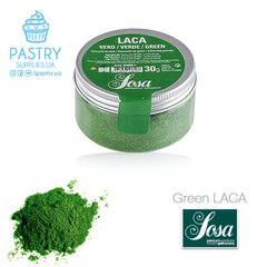 Green liposoluble colouring powder for chocolate (Sosa), 20g