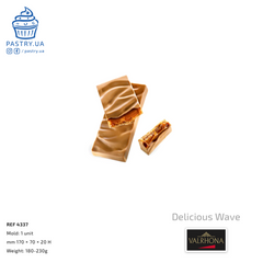 "Delicious Wave" 4337 bar plastic mould (Valrhona)
