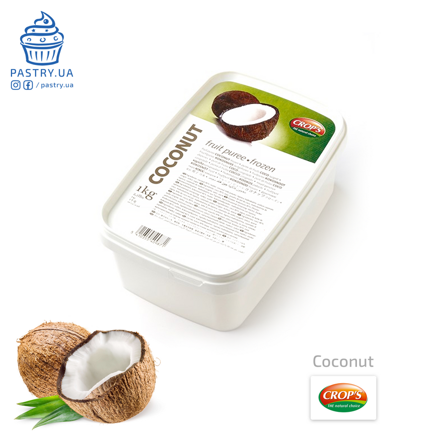 Coconut frozen puree (Crop's), 1kg