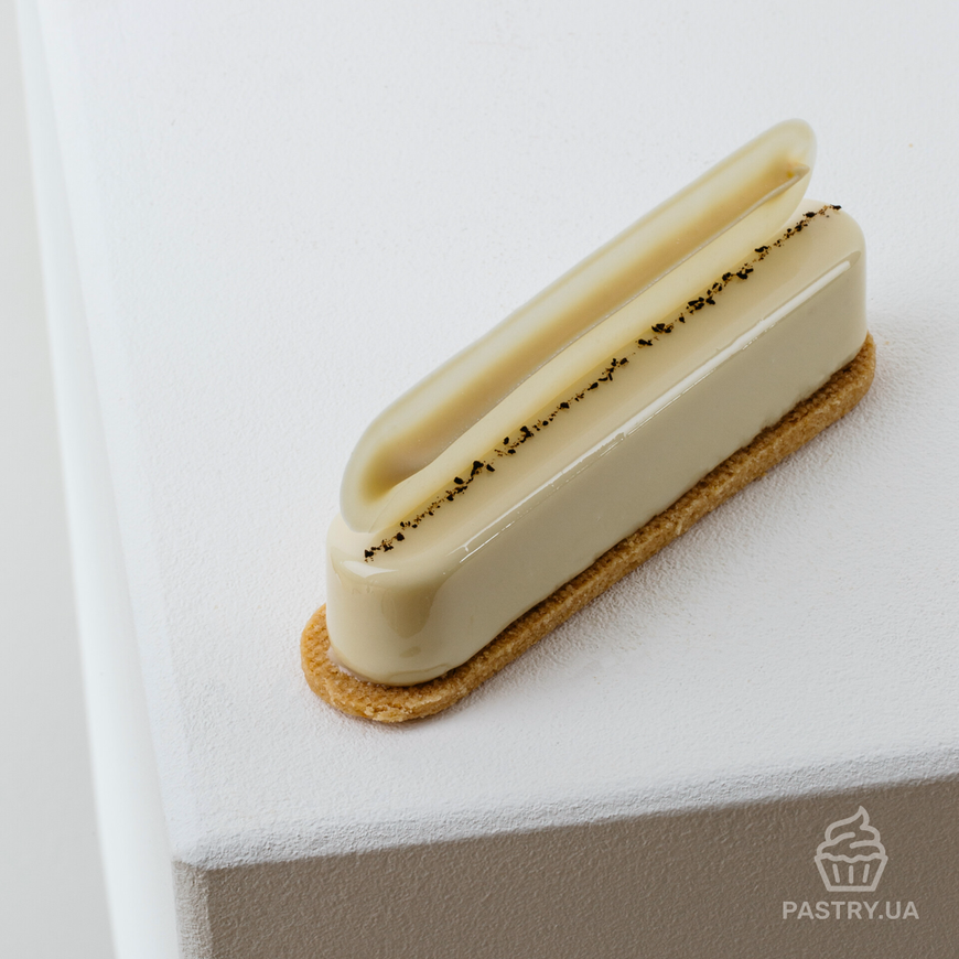 Leaf Eclair 12×2,5cm Decoration Comb for chocolate by Frank Haasnoot (Martellato)