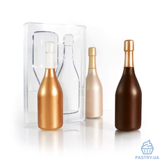 Bottle of Sparkling MA3010 H220mm polycarbonate mould for chocolate (Martellato)
