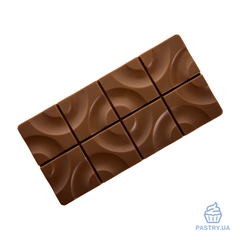 🍫 Форма Мішень PC5008 для шоколадних плиток полікарбонатна від Вісента Валлі (Pavoni)