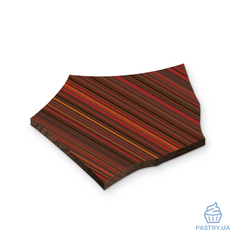 Chocolate Stripes 40×25cm Transfer sheet for chocolate (Valrhona), 1pcs
