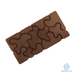 🍫 Форма Камуфляж PC5011 для шоколадных плиток поликарбонатная от Фабрицио Фьёрани (Pavoni)