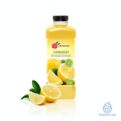 Lemon pasteurized puree, 1kg (YaGurman)