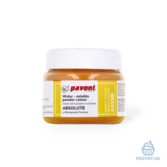 Yellow Lemon A03 water soluble colouring powder (Pavoni), 5g