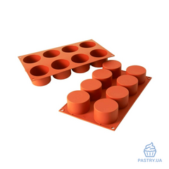 Cylinders Sf119 silicone mould (Silikomart)