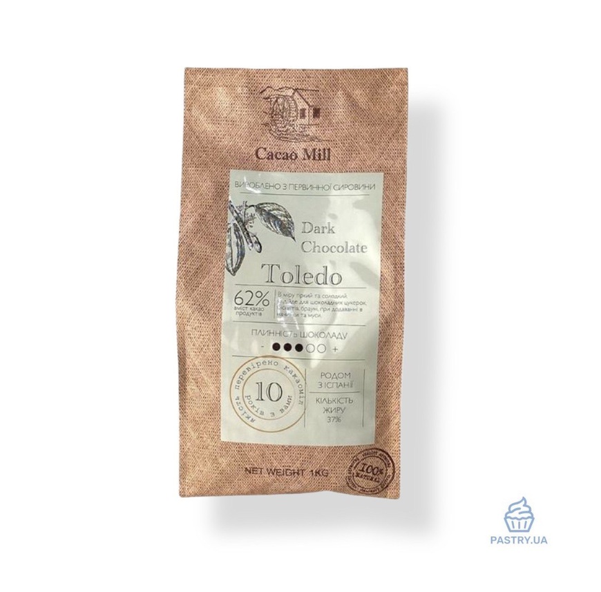 Dark Chocolate 62% Toledo Cacaomil