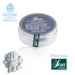 Blue Silver metallic colouring powder (Sosa), 40g