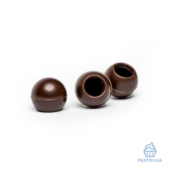 Капсулы для трюфелей Ø 25мм из черного шоколада (Smet), 63шт