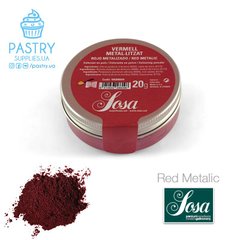 Red metallic colouring powder (Sosa), 20g