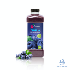 Blueberry pasteurized puree, 1kg (YaGurman)