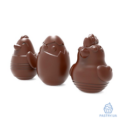 Форма "Семья Курочек" 6,5смсм 28528 для шоколада пластиковая (Valrhona)