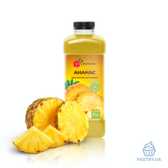 Pineapple pasteurized puree, 1kg (YaGurman)