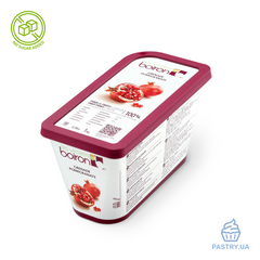 Pomegranate 100% no sugar added frozen fruit puree (Les vergers Boiron), 1kg