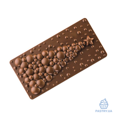 🍫 Форма Пузырчатая Ёлка PC5037 для шоколадных плиток тритановая от Фабрицио Фьёрани (Pavoni)