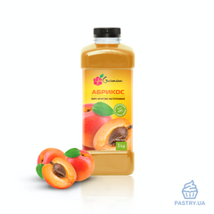 Apricot pasteurized puree, 1kg (YaGurman)
