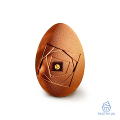 Vortex egg 14cm 13180 chocolate plastic mould (Valrhona)