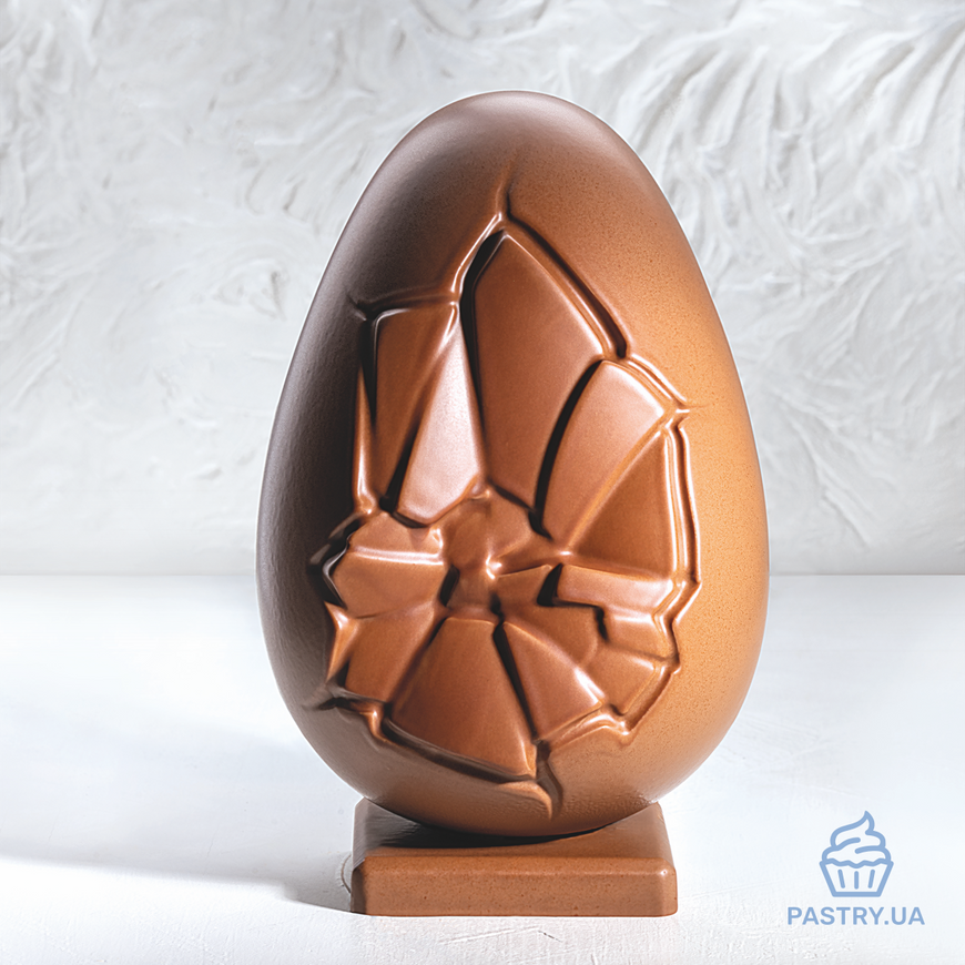 Форма Яйцо Knock KT195 для шоколада пластиковая + форма Подставки (Pavoni), 1 пара