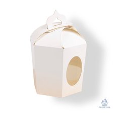 Box for cakes white 6 sides 145X165X160 mm (Vals)