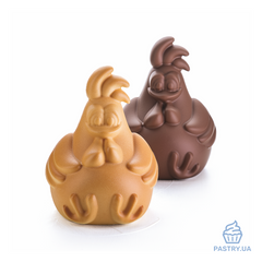 Форма Петушок Рафаэль KT198 для шоколада пластиковая (Pavoni), 1 пара