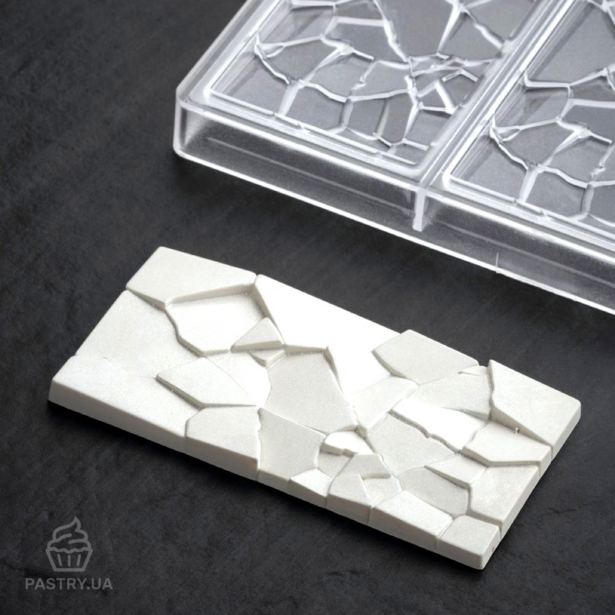 🍫 Форма Crush PC5002 для шоколадних плиток полікарбонатна від Фабріціо Фйорані (Pavoni)