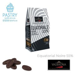Шоколад Equatorial Dark 55% чорний (Valrhona), 3кг