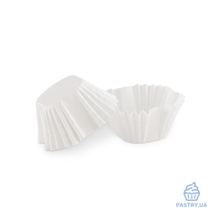 Square Paper Cups for Bonbons 30×30mm white (Vals), 20pcs