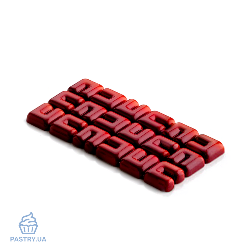🍫 Форма Ola PC5003 для шоколадних плиток полікарбонатна від Фабріціо Фйорані (Pavoni)
